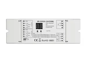 Convertitore da DALI a 0-10V/PWM LED Dimmer impermeabile 60mA conversione del sistema di illuminazione