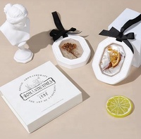 Vente en gros personnalisé Aroma Home Decor Penderie Fleurs sèches Gypse Comprimés de cire parfumée