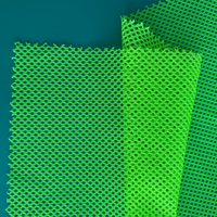 Tissu en maille 100% polyester 120 GSM, tricot tactique anti-boulochage, à mémoire de forme hexagonale dimensionnelle, pour usage automobile, extérieur et destiné aux filles
