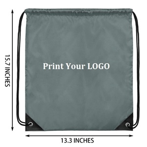 Mochila Deportiva Personalizada con Logotipo, Cierre de Cremallera, Asa de Cuerda, Poliéster 210D, para Gimnasio, Almacenamiento, Publicidad, Color Personalizado, Tamaño Mediano - Product Image 4