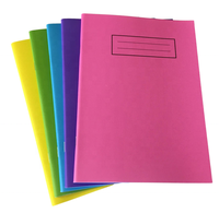 Vente en gros de 200 pages de cahiers d'exercices personnalisés pour l'école Impression en papier et carton de qualité supérieure