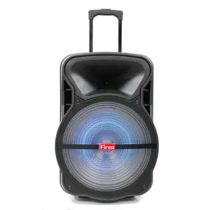 Cheap price 12 inch portable party plastic trolley speaker outdoor sound equipment/amplifiers/speaker boses karaoke speaker