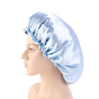 Bonnet de Douche en Soie Satinée Double Couche Réglable pour Cheveux Bouclés – Grande Taille pour Dormir – Offre Spéciale pour Femmes