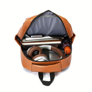 Wholesale PU Leather Custom Business School Smart Casual Sports Waterproof Mochila Travel Bagpack Back Pack Backbag Backpack Bag - Product Image 5