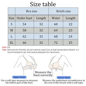 ODM 타이거 스트라이프 심리스 얇은 피부 친화적 통기성 여성 스포츠 브라 세트 조절 가능한 플러스 사이즈 백리스 브라 & 팬티 세트 - Product Image 6