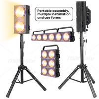 Lumière d'audience Led Ambre + Blanc Chaud 200 Combinable 2 Eye Blinder Light Ring Effect Led Strobe Event Club DJ Blinders Stage Light