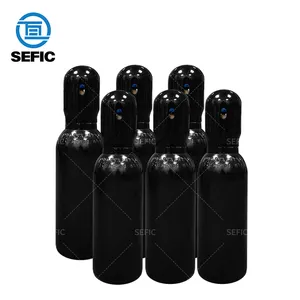 SEFIC DOT3AA 19CF 3.6L 133mm 2015psi Seamless Empty Industrial Nitrogen Gas Cylinder