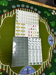 Set Personalizzato di 160 Tessere in Acrilico per Mahjong American Blue Golf, un Lussuoso ed Elegante <span class=keywords><strong>Gioco</strong></span> da Tavolo per 4 Giocatori - Product Image 6