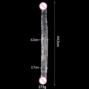 Kovida Wholesale g Spot a Spot Massage Lesbian Transparent <span class=keywords><strong>Xxxl</strong></span> Long Double Sided Ended 14inch Dubal Leyar Dildo - Product Image 5