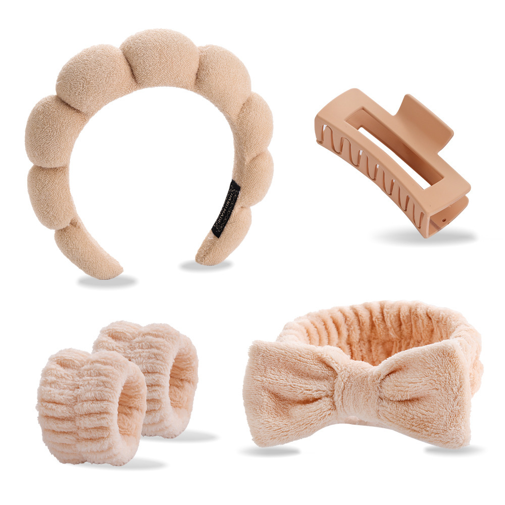 Light khaits hairband hairpin wrist 5-piece set-seam interface
