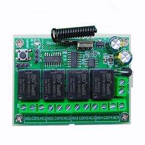 12V bốn chiều không dây chuyển đổi từ xa xe buýt xe tải tailboard cửa động cơ về phía trước và đảo ngược đèn solenoid valve điều khiển - Product Image 1