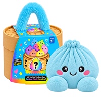 HUIZHEN Nouveau produit transfrontalier : Adorables boulettes anti-stress en plastique/PVC et peluche, avec panier vapeur, unisexe, Chine