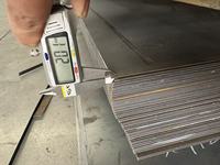 Plaque d'acier au carbone laminée à chaud de qualité industrielle, tôle HR, dalle d'acier doux de 14 mm d'épaisseur pour la fabrication structurelle