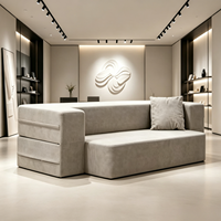 Sofá Cama Convertible Moderno y Minimalista, Multifuncional, con Cajones de Almacenamiento para Apartamentos y Salas de Estar Pequeñas
