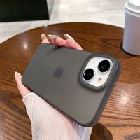 IPhone 용 초박형 매트 반투명 소프트 휴대 전화 케이스 16 Pro Max 16 15 14 13 12 11 XR SEPlus 충격 방지 커버 피부 느낌