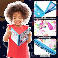 Livre de dessin à l'eau magique en papier coloré réutilisable, éducation précoce, âges 2-4 ans, jouets pour enfants unisexes SENTU, boîte de couleur avec logo personnalisé