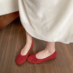 Nuove <span class=keywords><strong>Scarpe</strong></span> Basse da Donna 2026 Modello 313 22, Morbide, Stile Francese, con Fiocco, Scarpette <span class=keywords><strong>Ballerine</strong></span> a Punta Tonda - Product Image 4