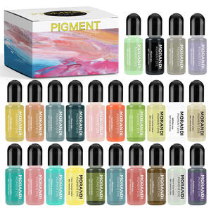 Pigmento de Resina Morandi de Alta Concentración para Resina Epoxi y UV, Colorante Premium para Tonos Suaves y Discretos, Suministros para Manualidades - Product Image 4