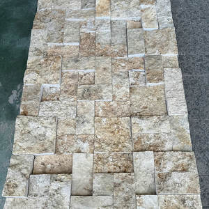 แผ่นหินธรรมชาติสำหรับตกแต่งผนังภายนอกแผ่นกระเบื้องหินปูนแบบแยกใหม่สำหรับอาคาร - Product Image 5