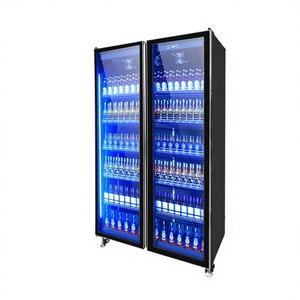 Refrigerador Vitrina Comercial para Bebidas, Refrigerador de Agua Enfriado por Aire para Supermercados y Celebraciones - Product Image 1