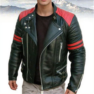 Chaqueta Safari para Hombre, Talla Grande, con Solapa Grande, Tejido de PU, Cierre de Cremallera Informal, Impermeable para Otoño, Servicio OEM - Product Image 3