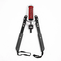 Nuevo diseño, ejercitador de brazo de resorte rojo y negro portátil de alta resistencia, equipo de entrenamiento de fuerza muscular para gimnasio en casa
