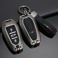 Coque de protection pour clé de voiture intelligente en métal pour Peugeot 308 408 508 2008 3008 4008 5008 Citroën C4 C4L C6 C3-XR Picasso DS3 DS4 DS5