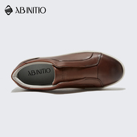 Chaussures de skate en cuir sur mesure de luxe pour hommes