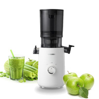 Presse-agrumes lent à pression à froid avec extracteur de jus à large goulotte d'alimentation à haut rendement