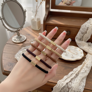 Trending Vintage fascia per capelli semplice cotone pizzo e velluto accessori per ragazze vendita calda all'ingrosso moda decorazione per capelli - Product Image 3