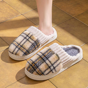 Winter New Anti slip Thick Bottom Cotton <b>slippers</b> for Couples, <b>Indoor</b> Warmth, Soft Bottom, Wear-resistant - Product Image 2