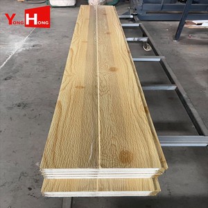 Panneau sandwich décoratif pour mur extérieur et toit, 16 <span class=keywords><strong>mm</strong></span>, panneau métallique sculpté, isolation thermique en <span class=keywords><strong>polyuréthane</strong></span> PU, bardage - Product Image 5