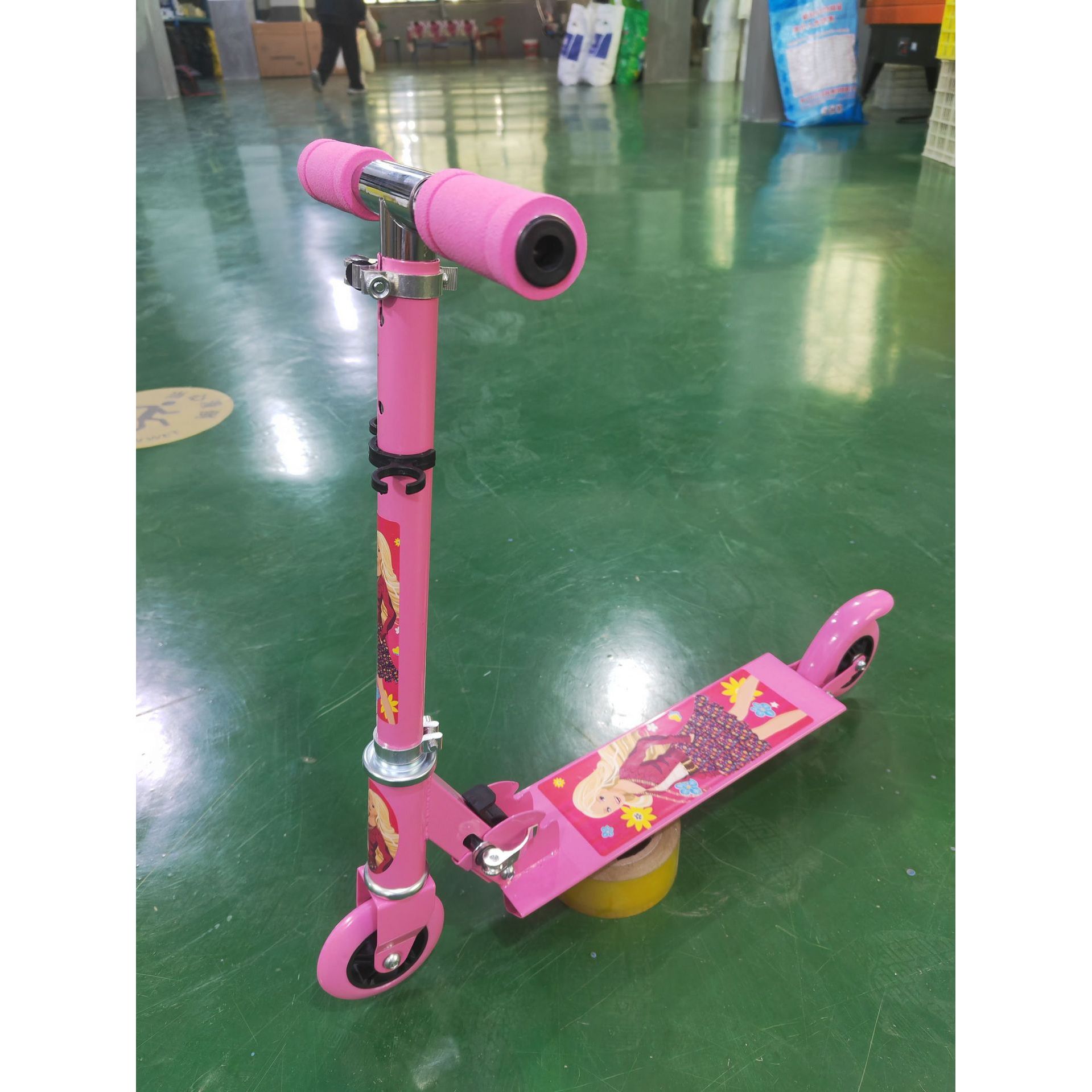 Rosa con caja de color.