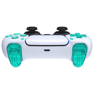 Clear Emerald Green D-pad <span class=keywords><strong>R1</strong></span> <span class=keywords><strong>L1</strong></span> <span class=keywords><strong>R2</strong></span> <span class=keywords><strong>L2</strong></span> Gatilho Share Opção Botão Facial Botão Personalizado Conjunto Completo para Controlador PS5 BDM-030/040/050 - Product Image 4
