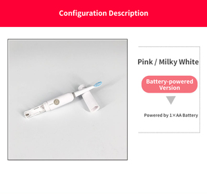 فرشاة أسنان تعمل بالبطارية بتقنية سونيك تولد ديناميكية سائلة فعالة للتنظيف العميق - Product Image 3