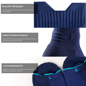 <span class=keywords><strong>Coolmax</strong></span> ẩm Wicking Vớ ngón chân liền mạch Crew chạy vớ - Product Image 3