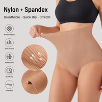 Culottes gainantes pour femmes à prix abordable, avec logo personnalisé, ultra-confortables, sans couture, double couche, effet ventre plat, respirantes, pour le quotidien et le sport, taille haute
