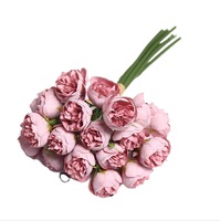 Künstliche Seidenrosen Herbstfarbene Blumenkugel-Tischdekoration - Klassischer Stil für Hochzeiten, Outdoor- und Heimdekoration - Großhandel