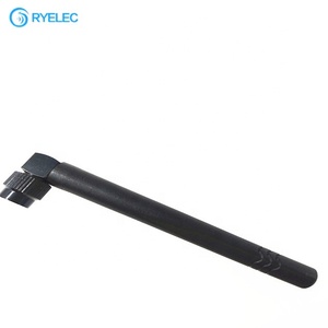 Antenne Wi-Fi 2,4 GHz étanche noire en gros d'usine, antenne fouet 1/4 d'onde à angle droit avec connecteur RP-Male - Product Image 4