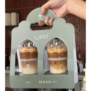 <span class=keywords><strong>Portabicchieri</strong></span> di <span class=keywords><strong>Carta</strong></span> per Bevande da Asporto, <span class=keywords><strong>Portabicchieri</strong></span> Usa e Getta per Caffè e Tè al Latte, Vassoio <span class=keywords><strong>Portabicchieri</strong></span> Doppio - Product Image 1