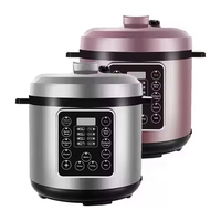 Cuisinière électrique à pression en acier inoxydable certifiée CE 900w/1000w 5L/6L Multi pour usage domestique ou hôtelier avec écran LED