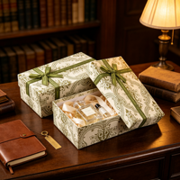 Coffret Cadeau de Luxe Élégant avec Flacon de Parfum, Boîte à Fleurs, Pot de Miel et Doublure en Velours Satiné – Vente en Gros