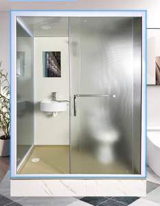 <span class=keywords><strong>Cabine</strong></span> <span class=keywords><strong>de</strong></span> <span class=keywords><strong>douche</strong></span> intégrée tout-en-un moderne XNCP, unité <span class=keywords><strong>de</strong></span> salle <span class=keywords><strong>de</strong></span> bain préfabriquée, lavabo en acrylique complet, design traditionnel, cadre en aluminium - Product Image 6