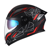 TOOP-Casque de moto à visière longue DOT à double visière standard, casque à moteur avec logo personnalisé pour hommes, prix de gros d'usine