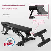 Banc de musculation réglable en acier, banc d'exercice inclinable et déclinable, équipement de fitness pour l'entraînement de force