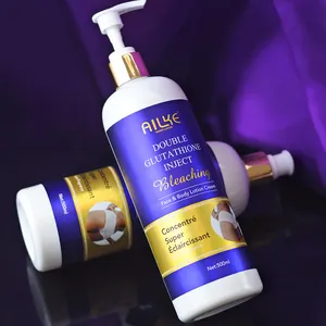 AILKE Private Label Natural Collagen Nourishing Whitening Body Face Care Bleaching Lightening Vitamin C Lotion