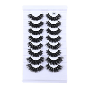 <span class=keywords><strong>Cils</strong></span> volumineux russes, 8 paires, courbure C/D, légers, naturels, doux, confortables, <span class=keywords><strong>cils</strong></span> artificiels denses pour un regard dramatique - Product Image 5