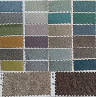 Tissu de rideau occultant 100 % polyester aspect lin XinLan, plusieurs couleurs disponibles pour les projets de rideaux résidentiels et hôteliers