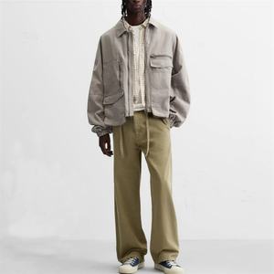 Veste de travail rétro américaine pour homme avec plusieurs poches pour le lavage et l'âge, possibilité de personnalisation - Product Image 3