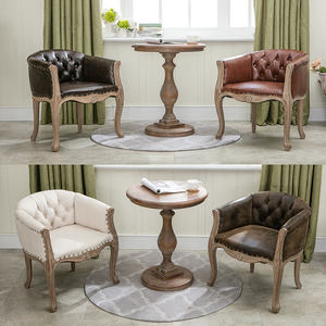 Sofá <span class=keywords><strong>de</strong></span> un solo asiento <span class=keywords><strong>de</strong></span> estilo rural americano, silla <span class=keywords><strong>de</strong></span> sala <span class=keywords><strong>de</strong></span> estar, sillón <span class=keywords><strong>de</strong></span> madera clásico europeo <span class=keywords><strong>de</strong></span> alta calidad - Product Image 6